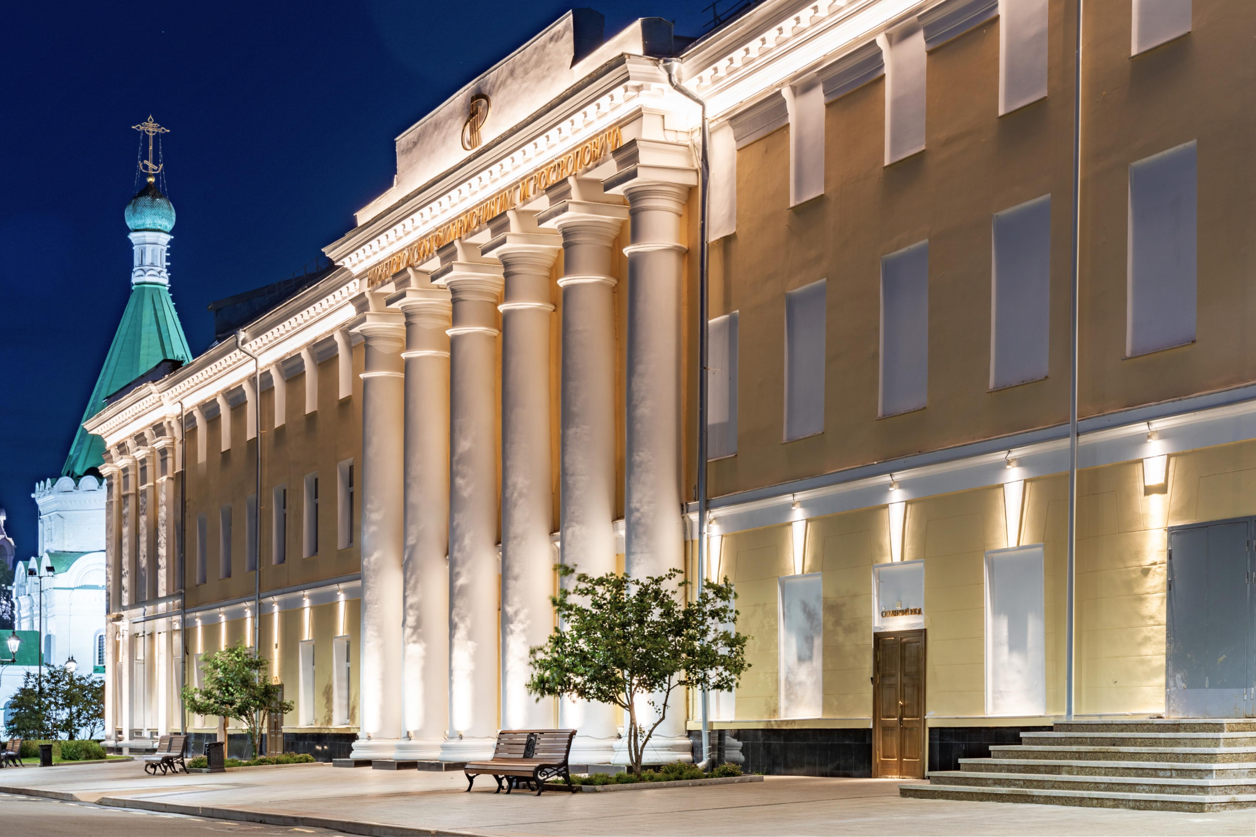 Подсветка Кремля 2 в Нижнем Новгороде Освещение административных зданий