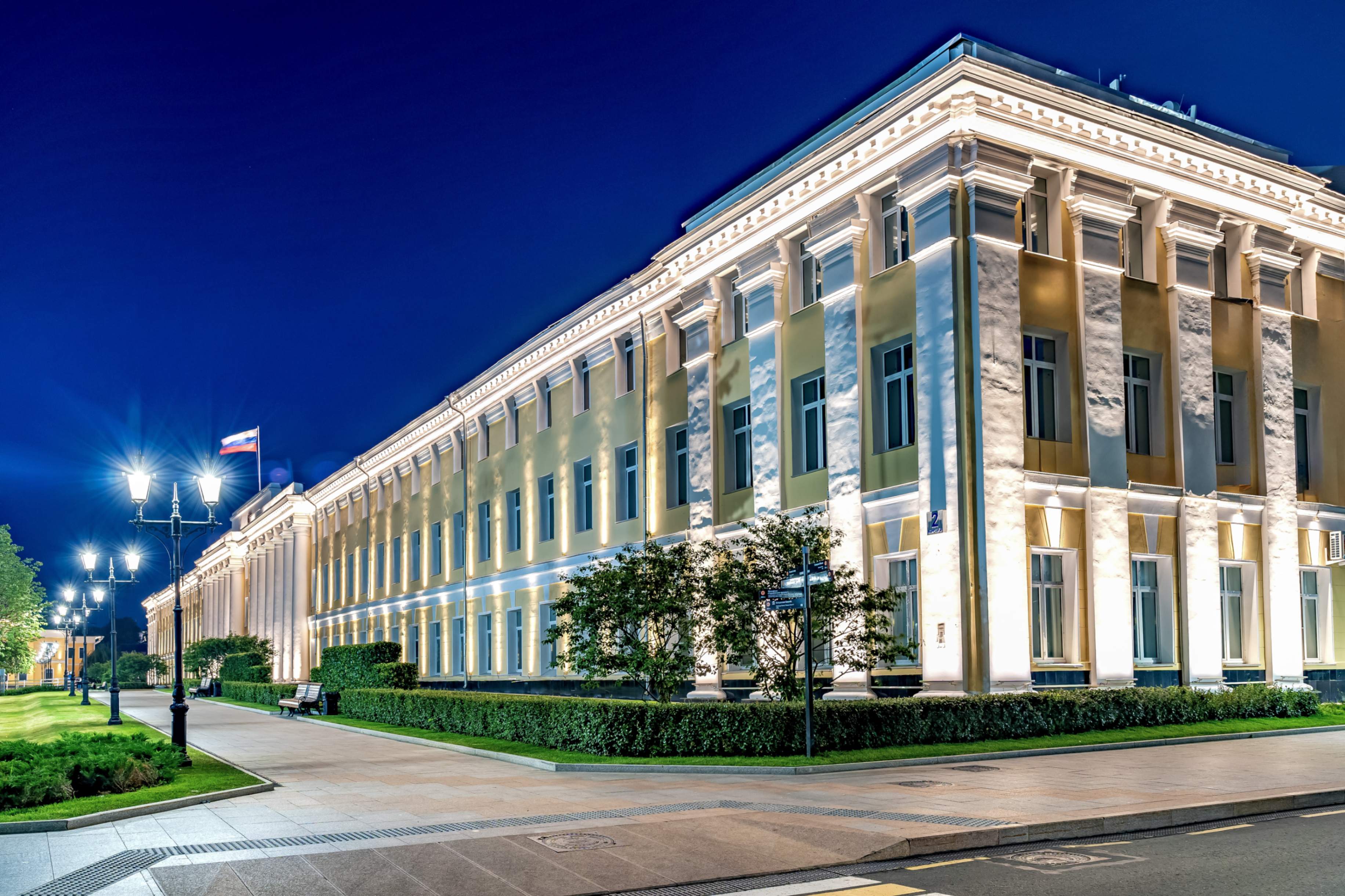 Подсветка Кремля 2 в Нижнем Новгороде Освещение административных зданий